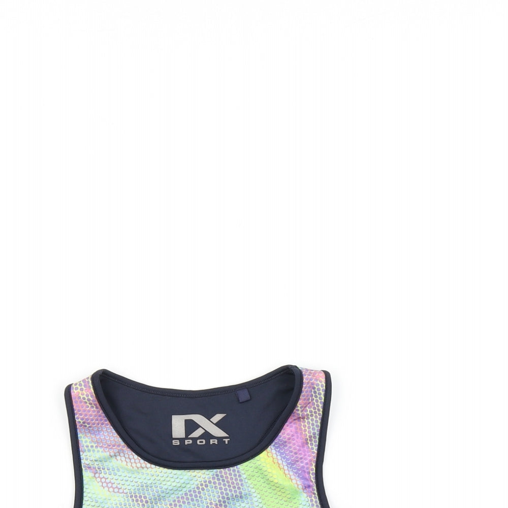 NEXT Girls Multicoloured   Cropped T-Shirt Size 9-10 Years