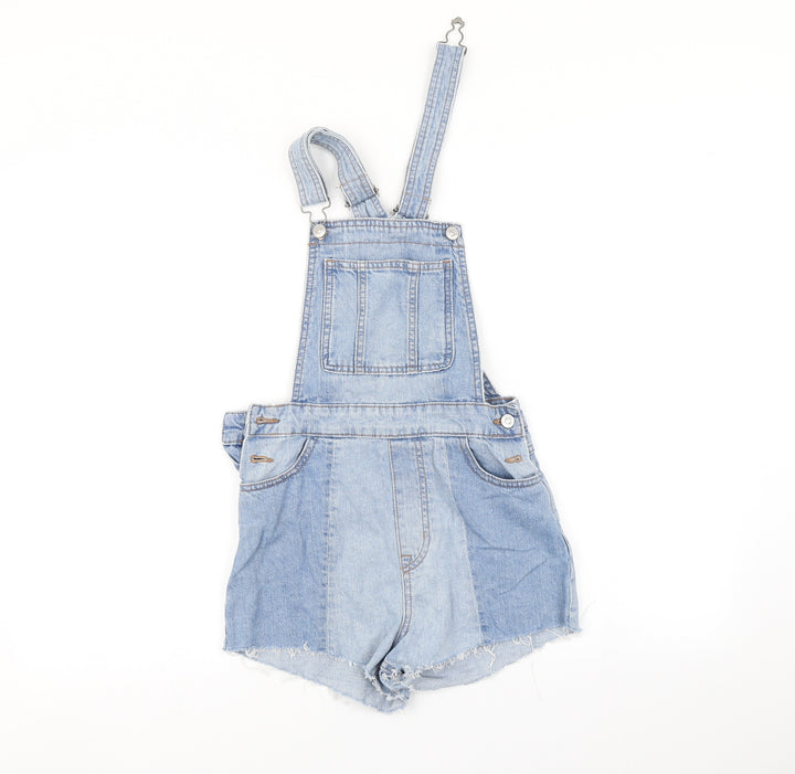 H&M Womens Blue Dungaree One-Piece Size 4