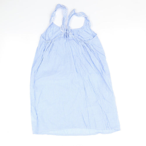 H&M Girls Blue Striped  A-Line  Size 9-10 Years