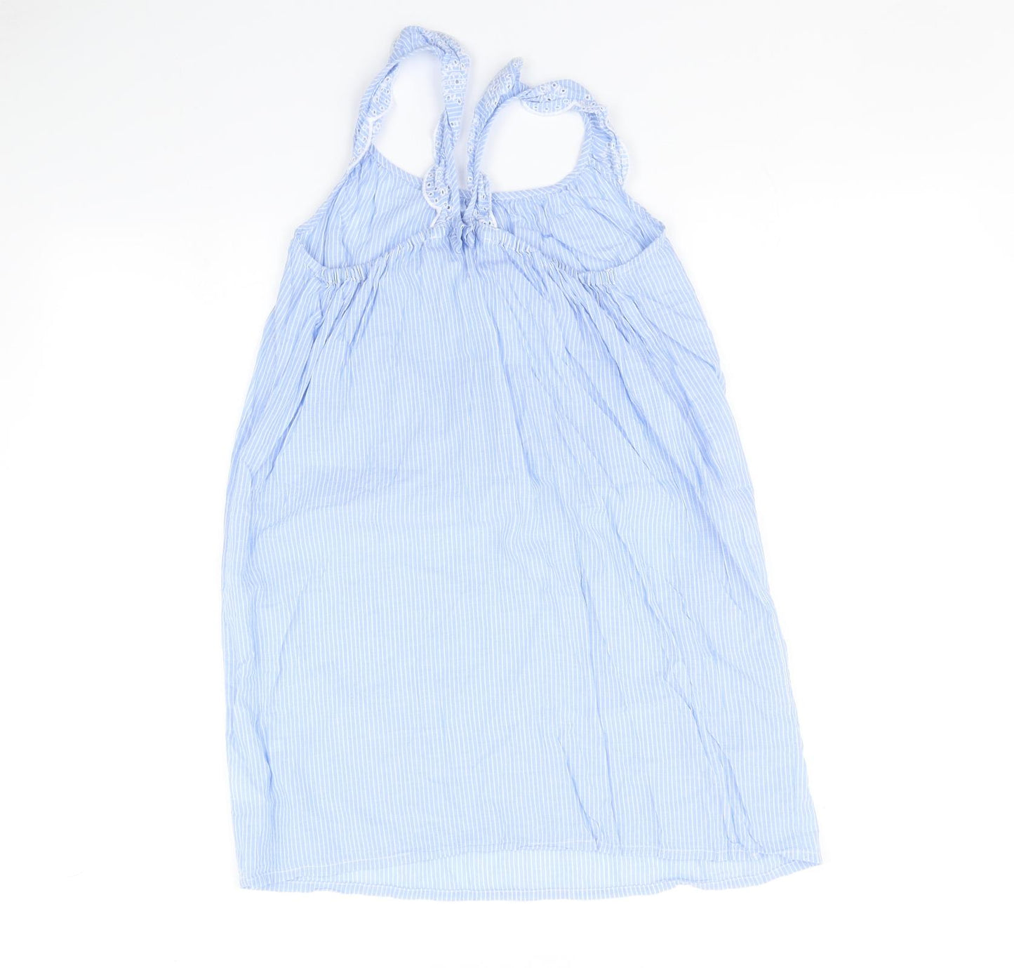 H&M Girls Blue Striped  A-Line  Size 9-10 Years