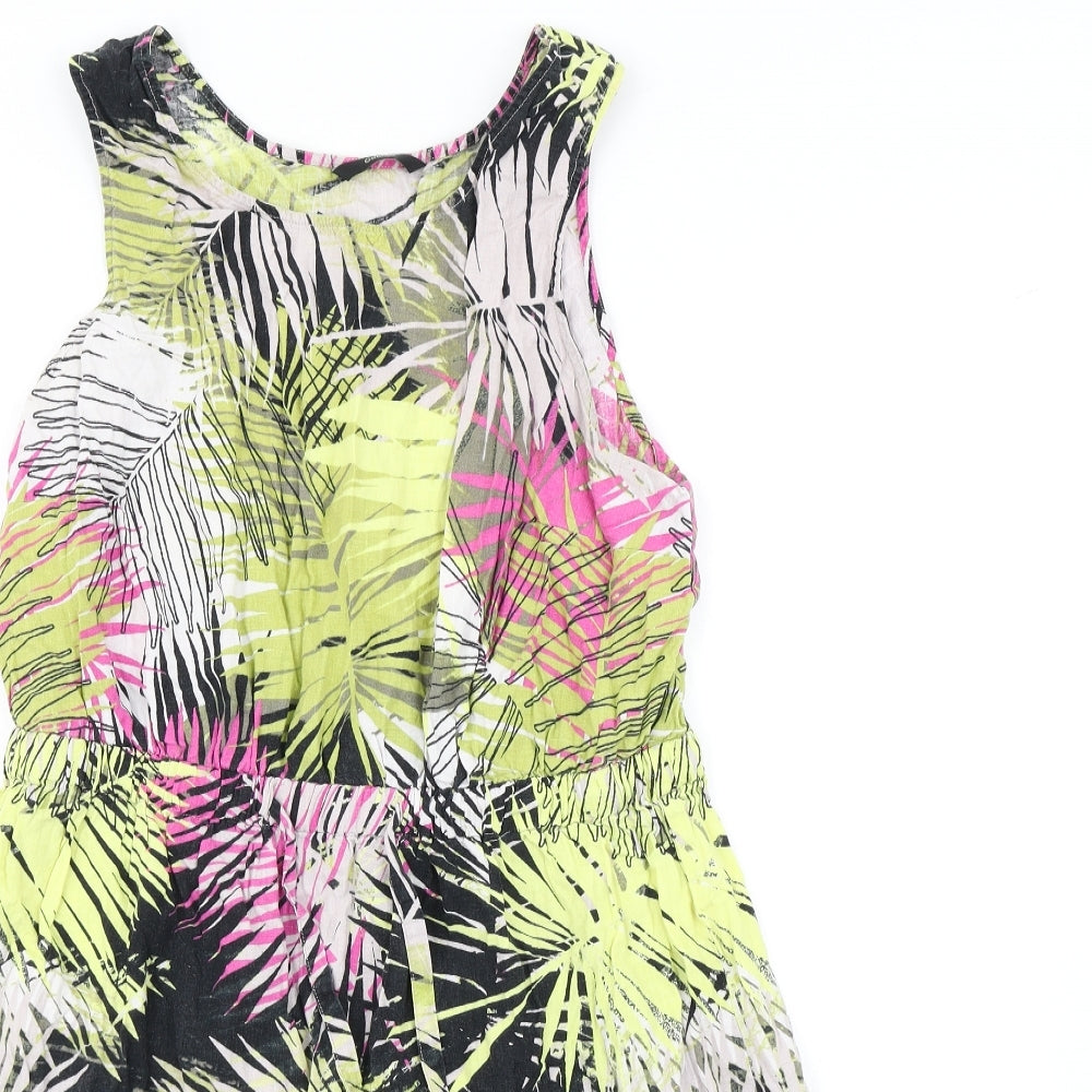 George Womens Multicoloured Floral  A-Line  Size 16