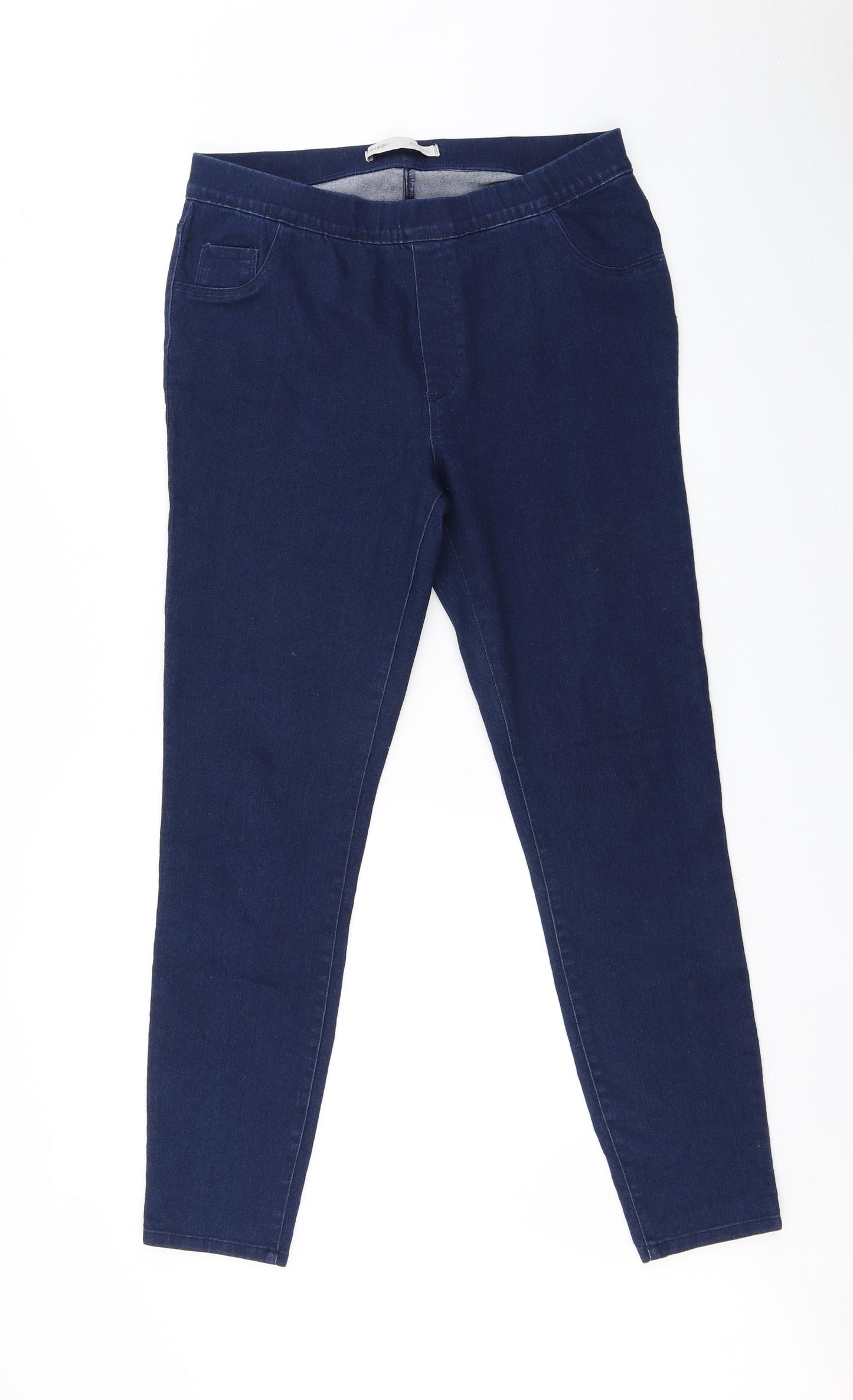 George Womens Blue   Jegging Leggings Size 14 L30 in
