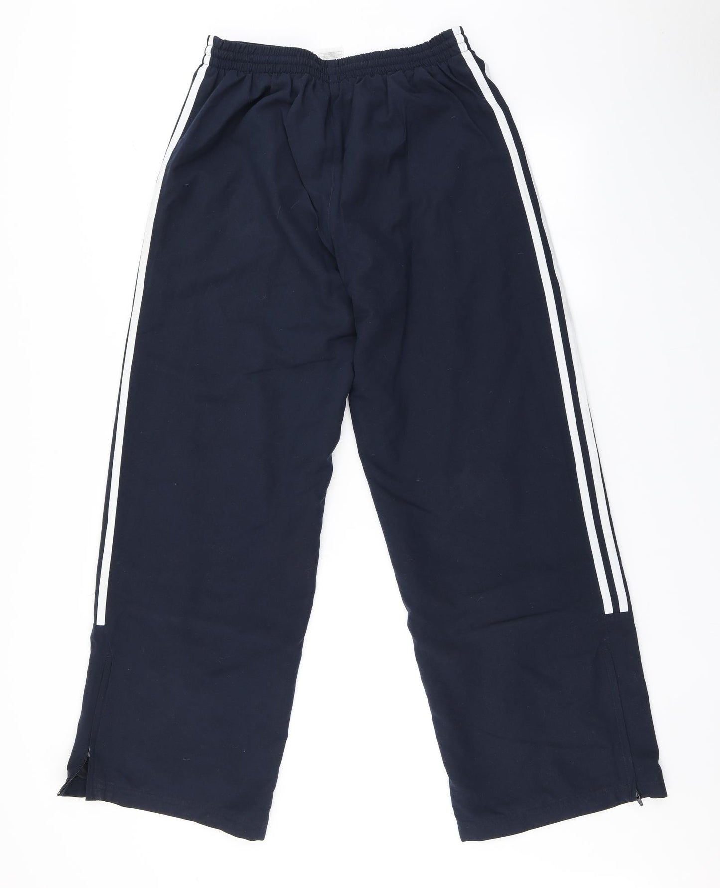 adidas Womens Blue Striped  Jogger Trousers Size 14 L30 in