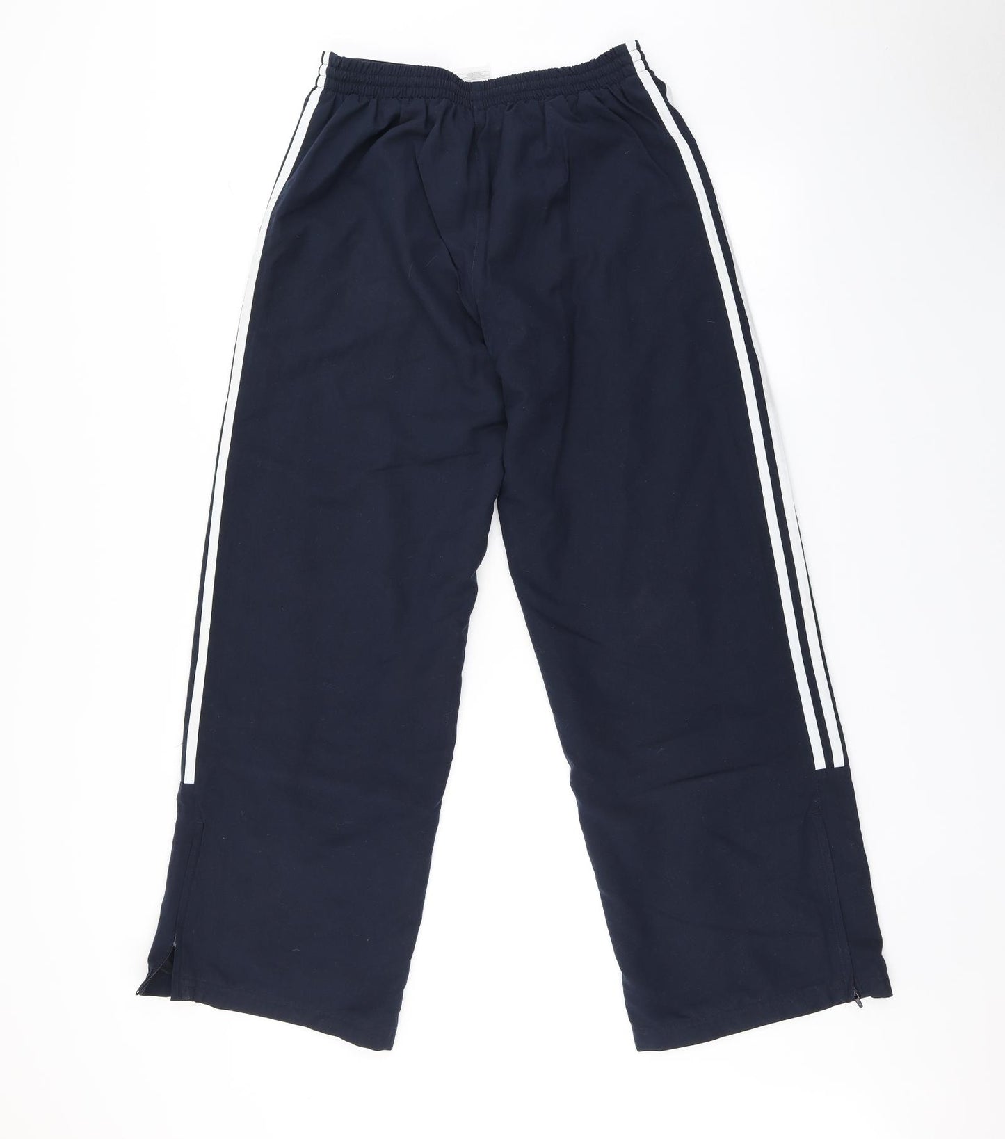adidas Womens Blue Striped  Jogger Trousers Size 14 L30 in