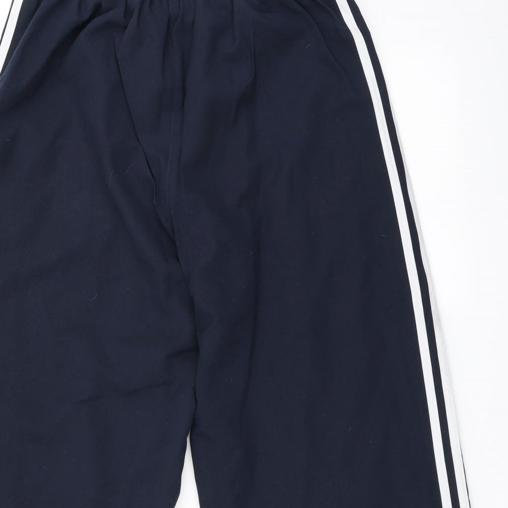 adidas Womens Blue Striped  Jogger Trousers Size 14 L30 in