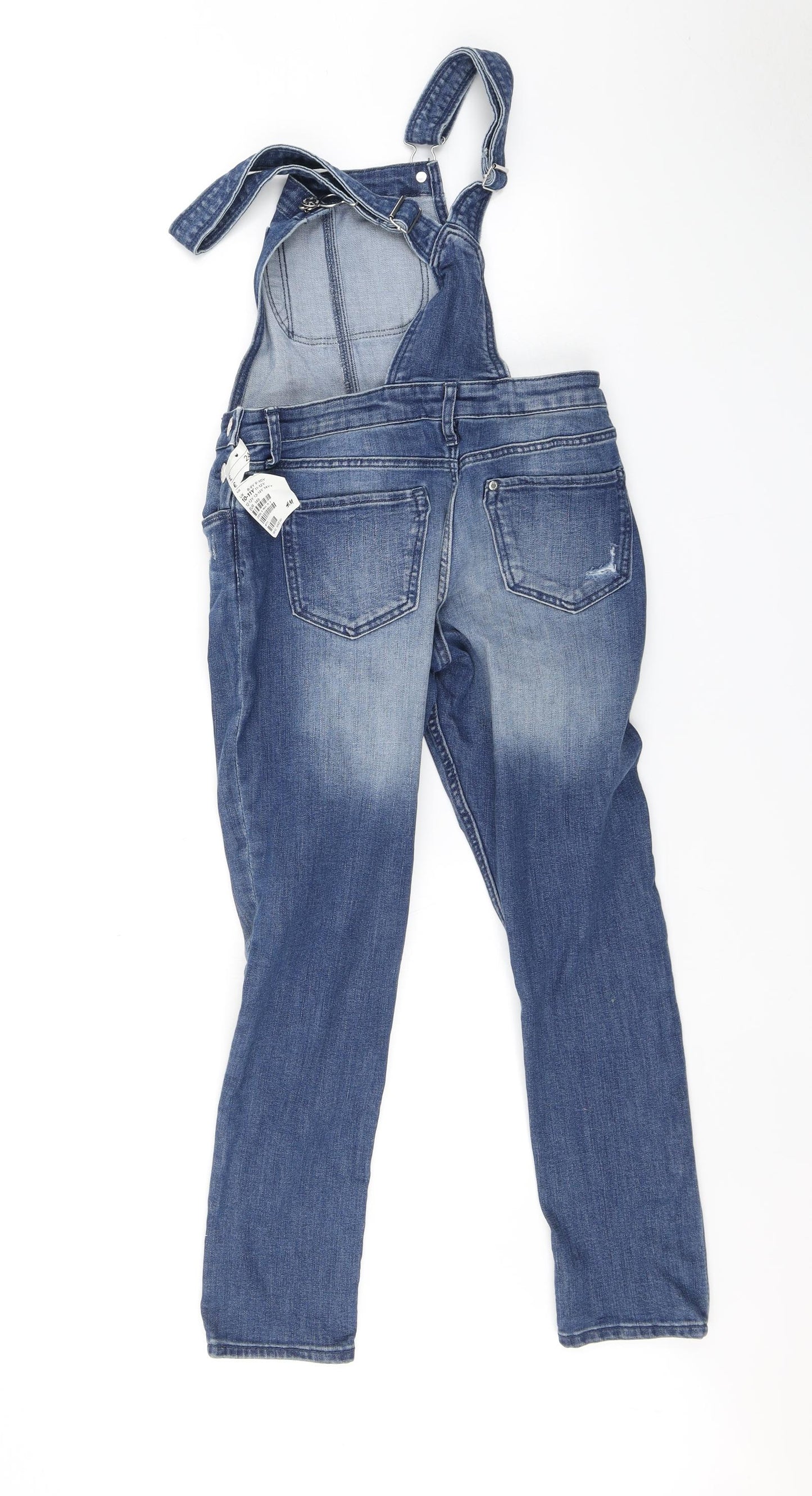 H&M Girls Blue   Dungaree One-Piece Size 10-11 Years