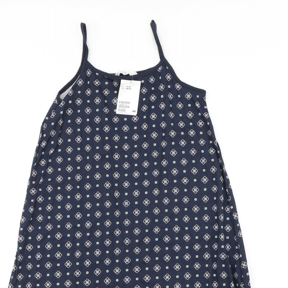 H&M Girls Blue   A-Line  Size 10-11 Years