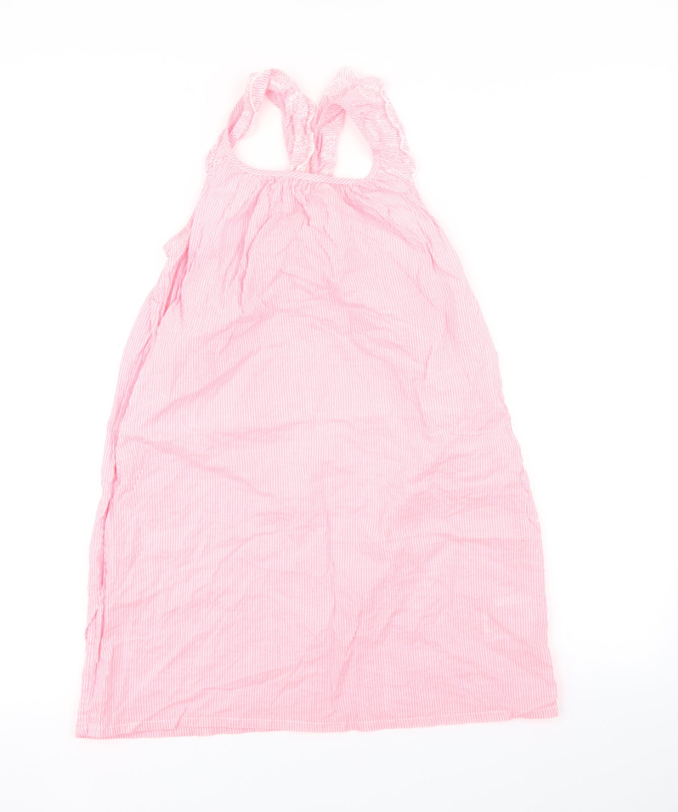 H&M Girls Pink Striped  A-Line  Size 9-10 Years