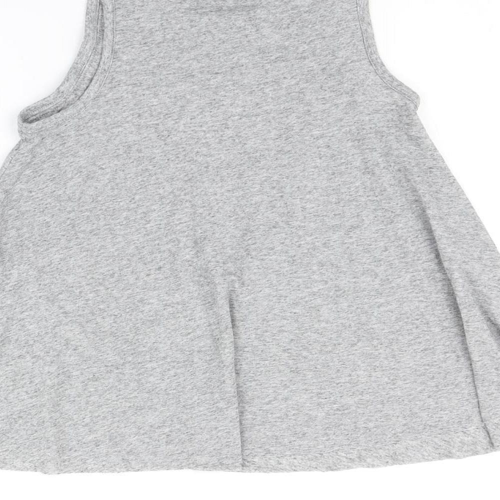 NEXT Girls Grey   Basic T-Shirt Size 8 Years
