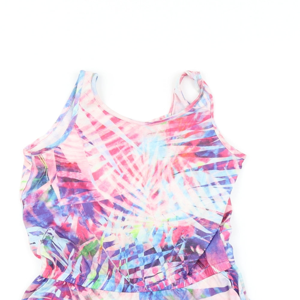 H&M Girls Multicoloured Tie Dye  Playsuit One-Piece Size 10-11 Years