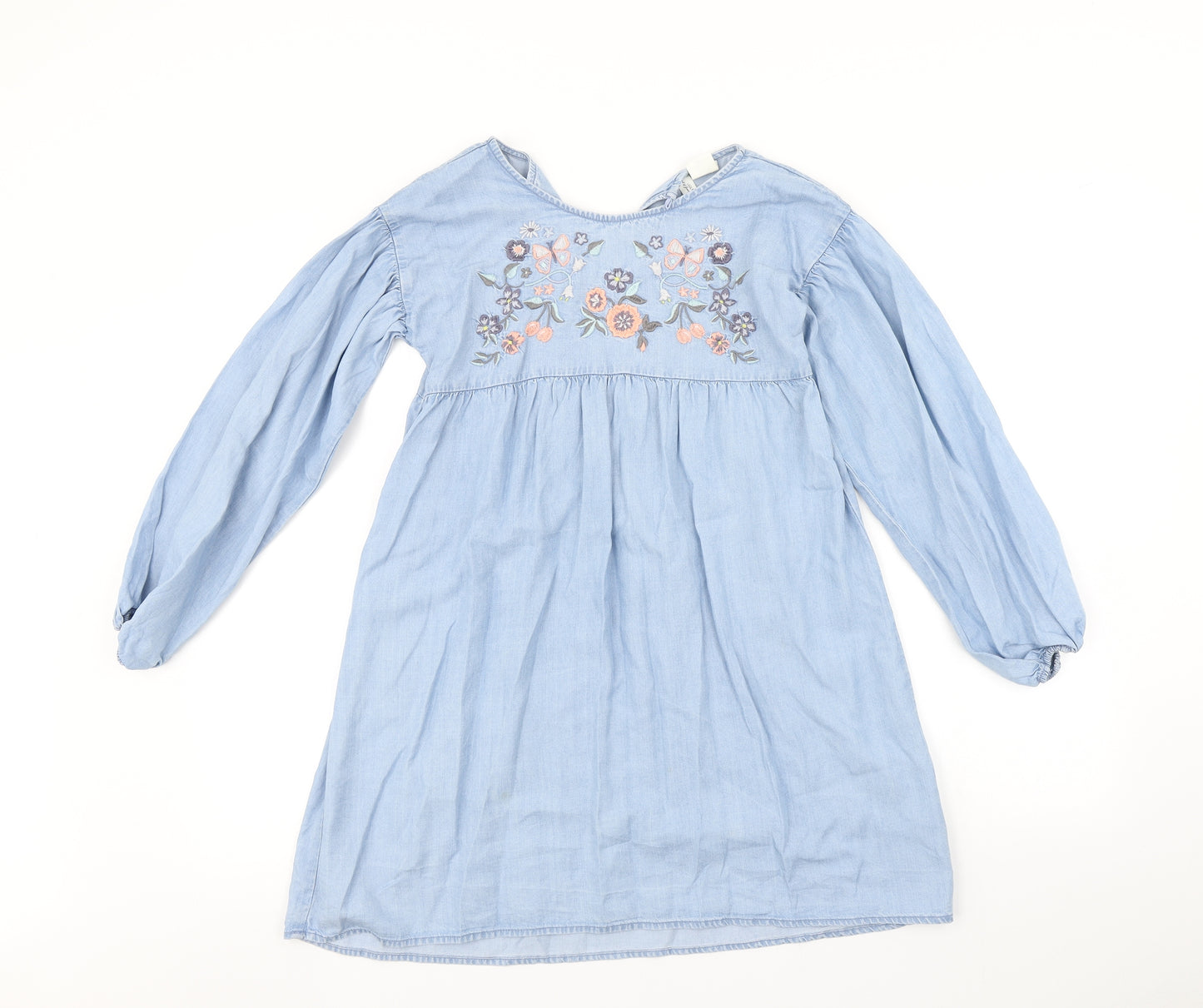 H&M Girls Blue   A-Line  Size 9-10 Years