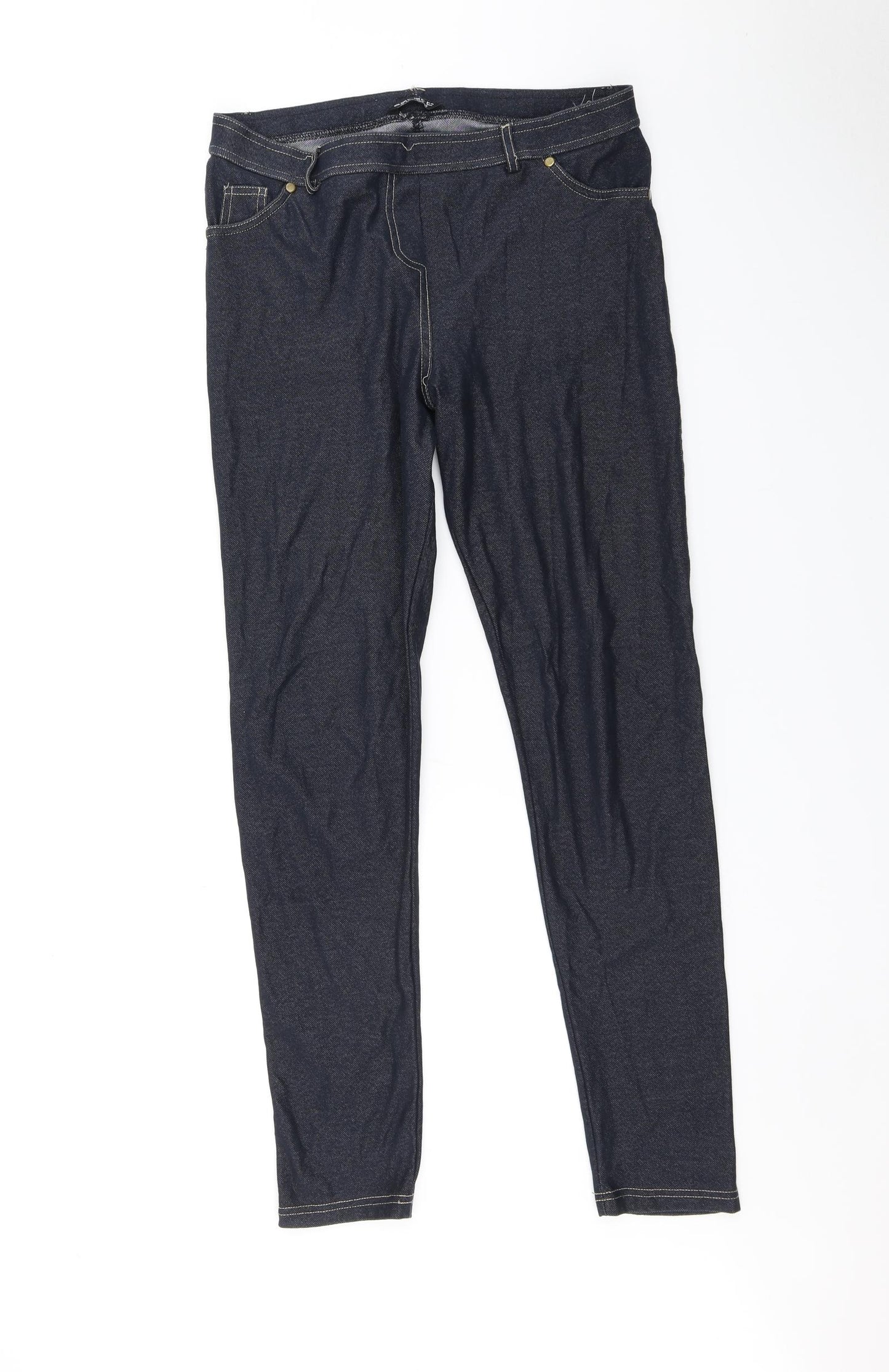 Select Womens Blue   Jegging Leggings Size 14 L30 in