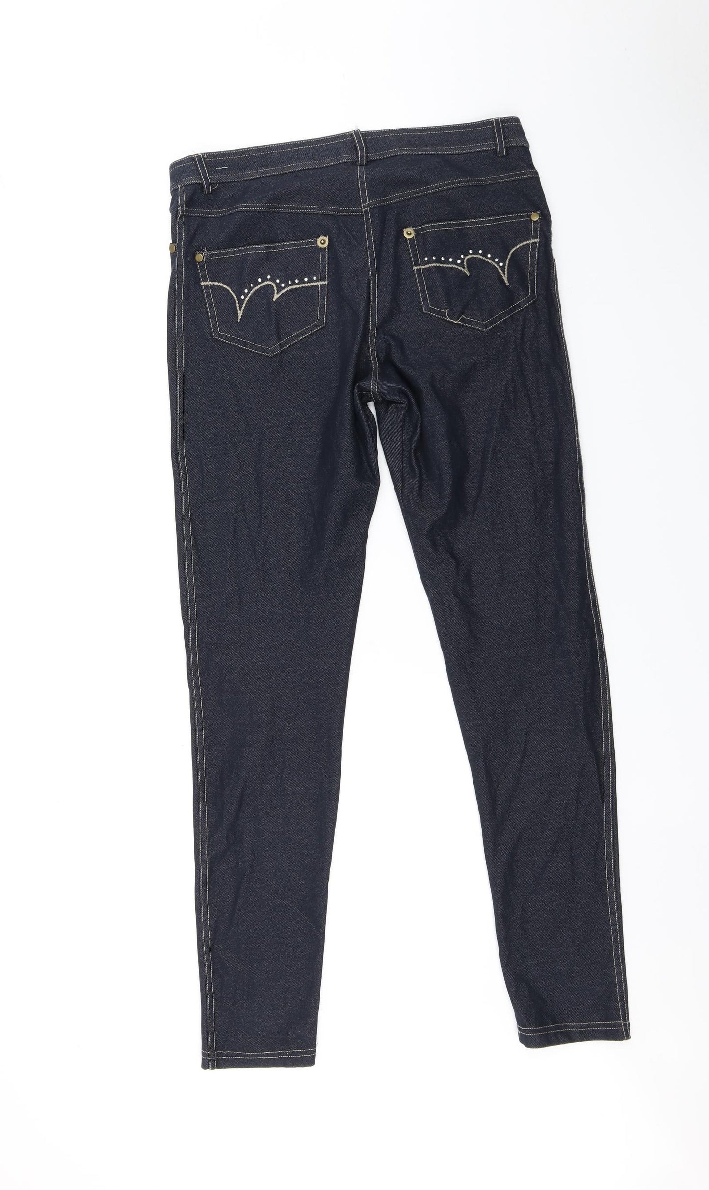 Select Womens Blue   Jegging Leggings Size 14 L30 in