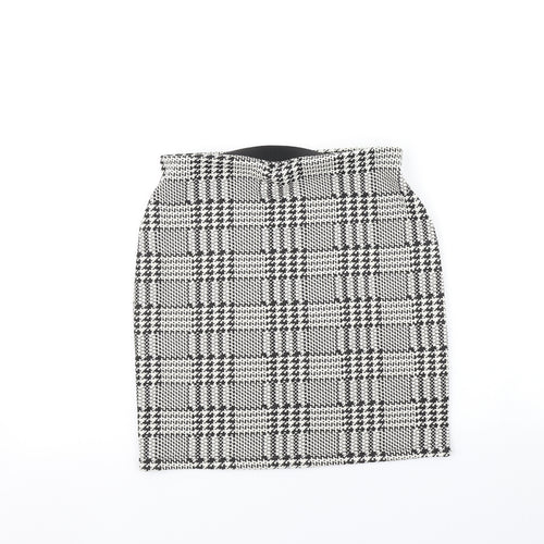 New Look Womens Multicoloured Check  Mini Skirt Size 10