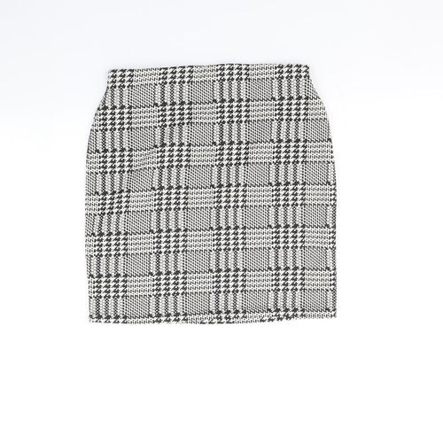 New Look Womens Multicoloured Check  Mini Skirt Size 10