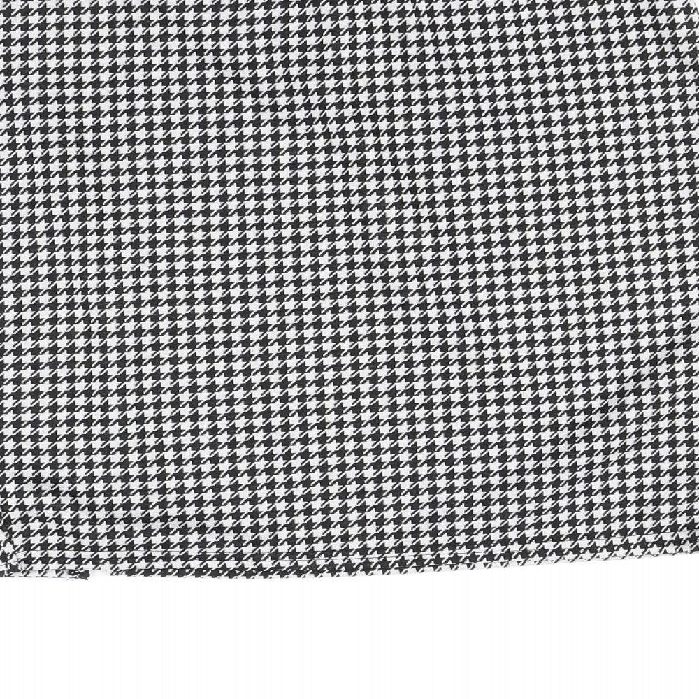 New Look Womens Black Check  Mini Skirt Size 10