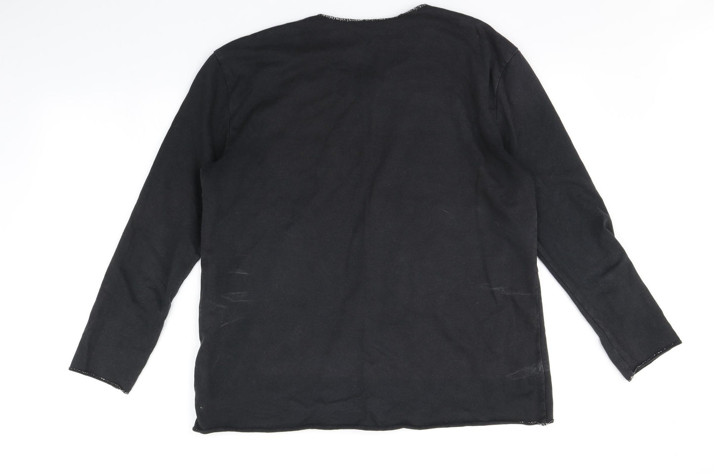 Preworn Womens Black   Pullover Jumper Size L
