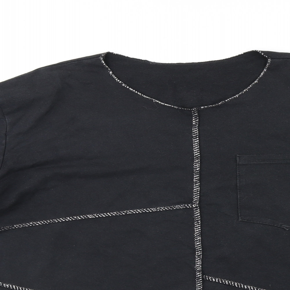 Preworn Womens Black   Pullover Jumper Size L