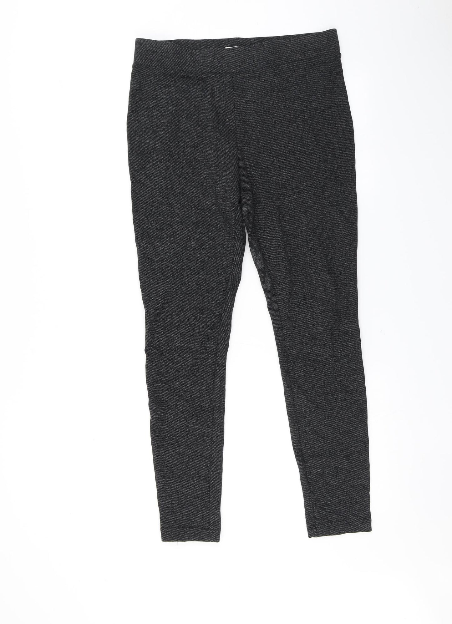 TU Womens Black   Trousers  Size 12 L27 in
