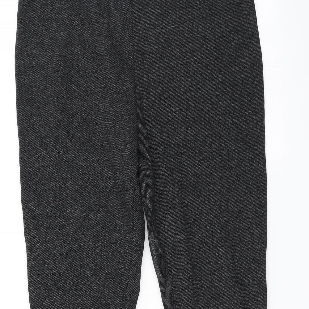 TU Womens Black   Trousers  Size 12 L27 in