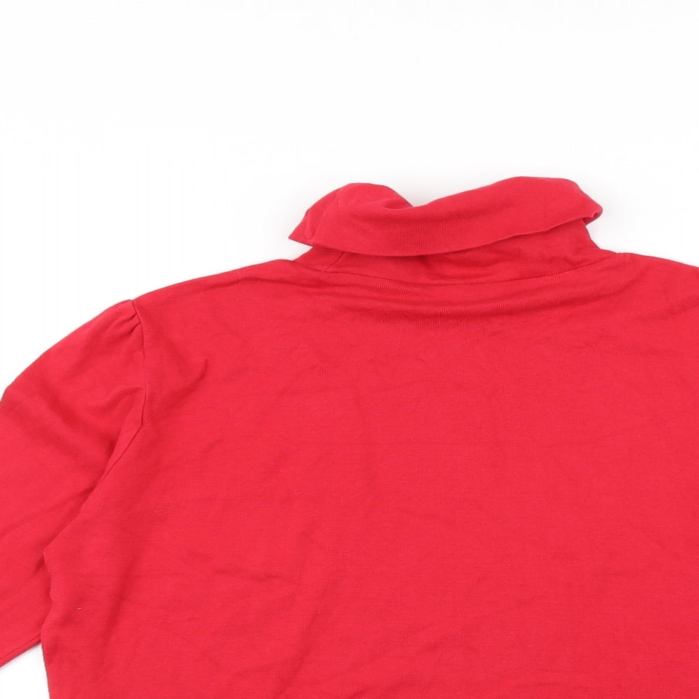 Papaya Womens Red   Pullover Jumper Size 18