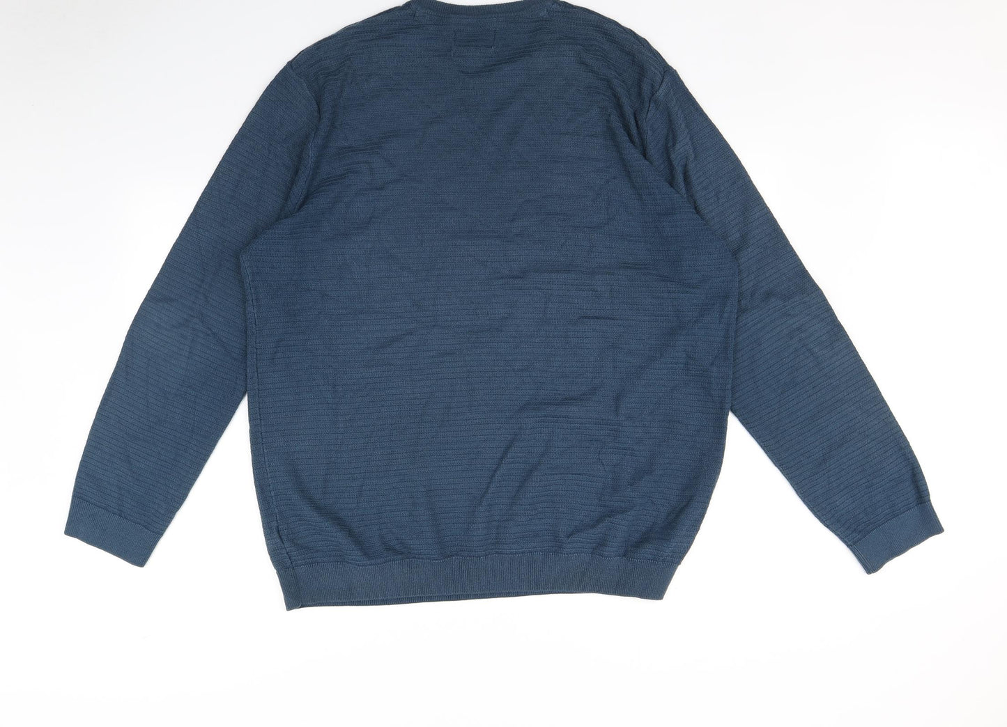 Marks and Spencer Mens Blue   Pullover Jumper Size 2XL