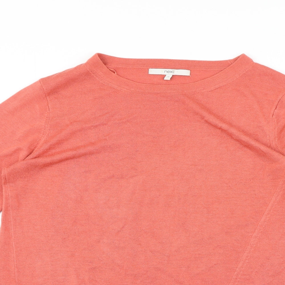 NEXT Womens Orange   Pullover Jumper Size 14