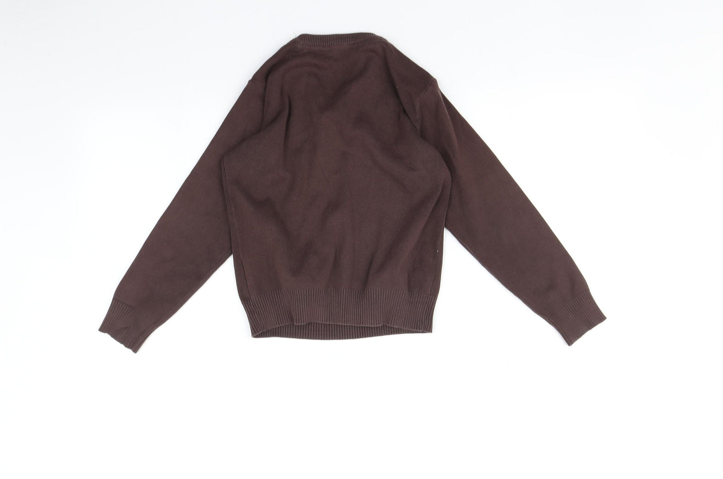 Marks and Spencer Boys Brown   Pullover Jumper Size 7-8 Years