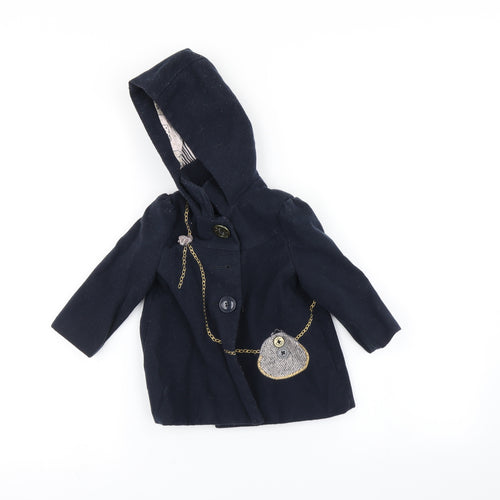 NEXT Baby Blue   Basic Coat Coat Size 9-12 Months