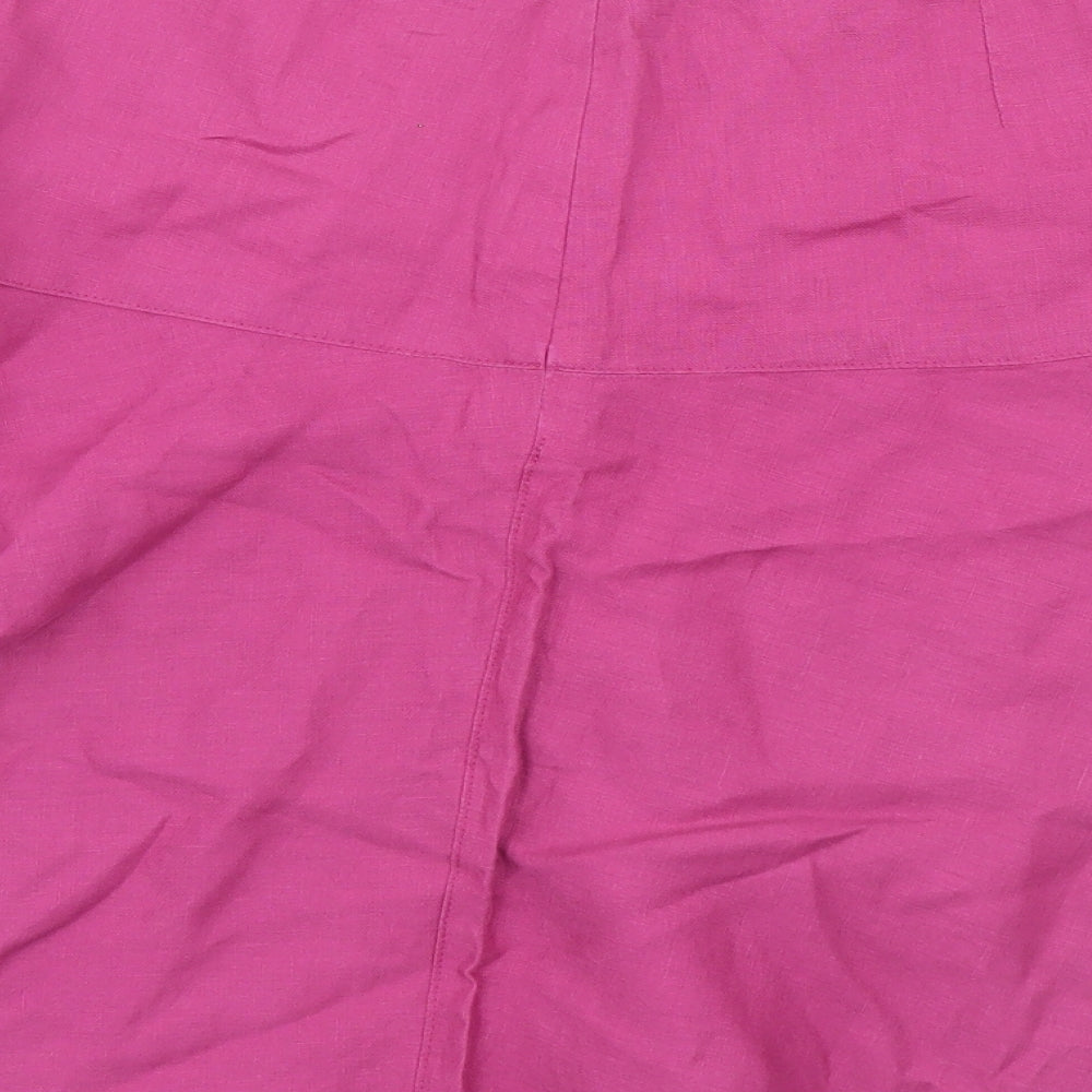 Marks and Spencer Womens Pink   A-Line Skirt Size 12