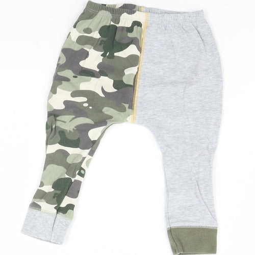 NEXT Baby Grey Camouflage  Sweatpants Trousers Size 9-12 Months