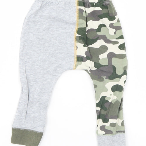NEXT Baby Grey Camouflage  Sweatpants Trousers Size 9-12 Months