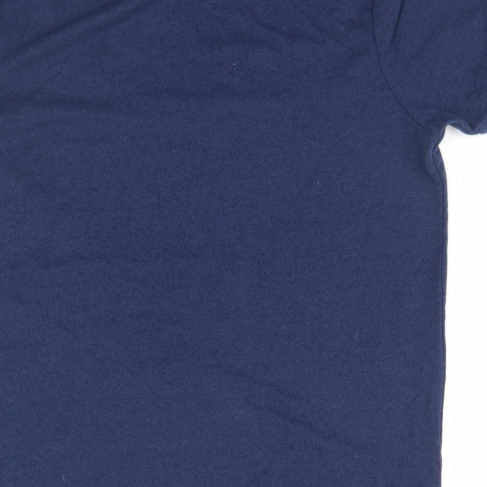 Easy Mens Blue    T-Shirt Size L