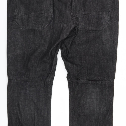 Authentic Mens Black   Straight Jeans Size 38 in L28 in