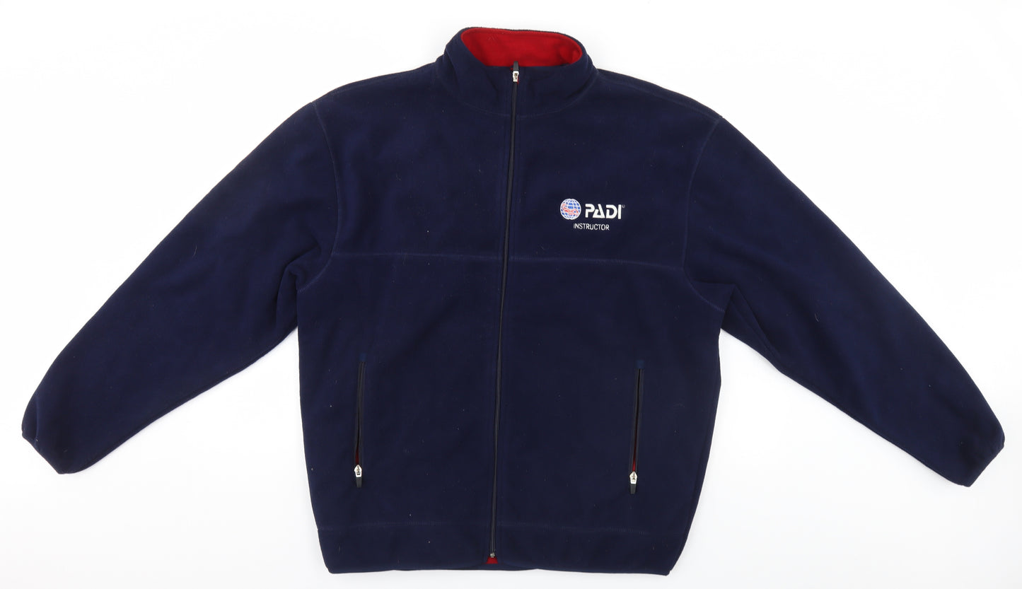 Port Authority Mens Blue   Full Zip Jumper Size L