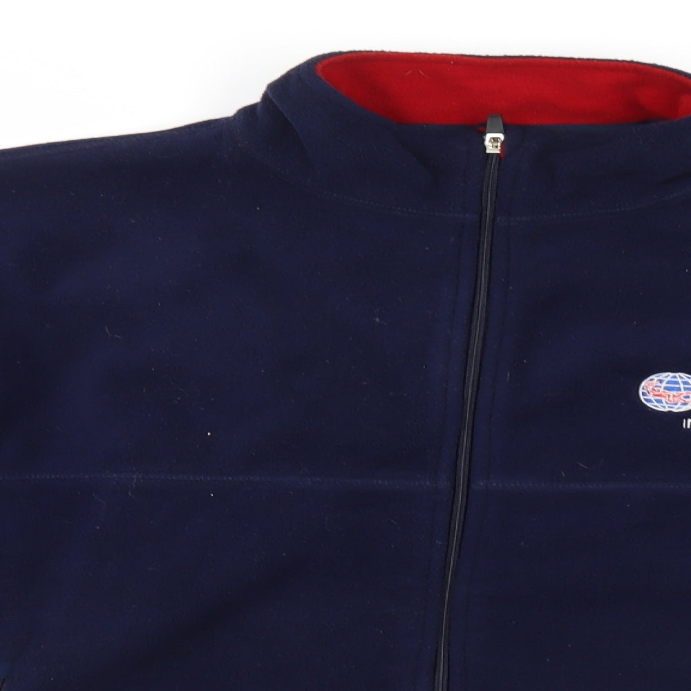 Port Authority Mens Blue   Full Zip Jumper Size L