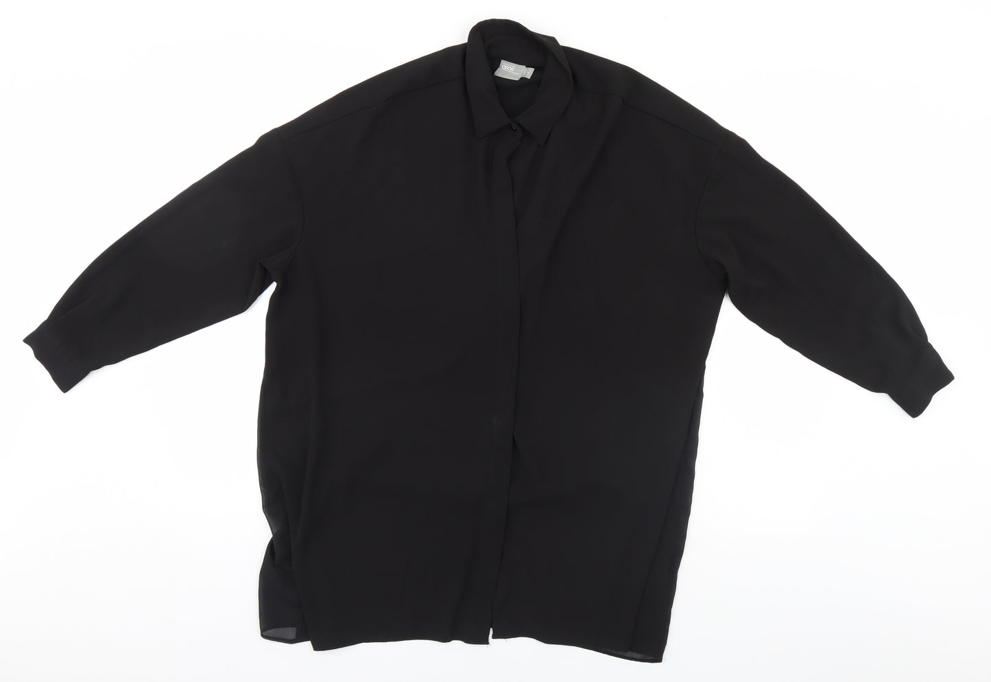 ASOS Womens Black   Basic Blouse Size 8