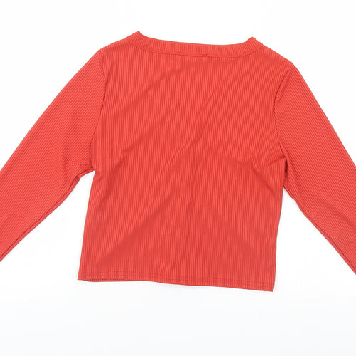 Miss Selfridge Womens Red   Cardigan Jumper Size 10