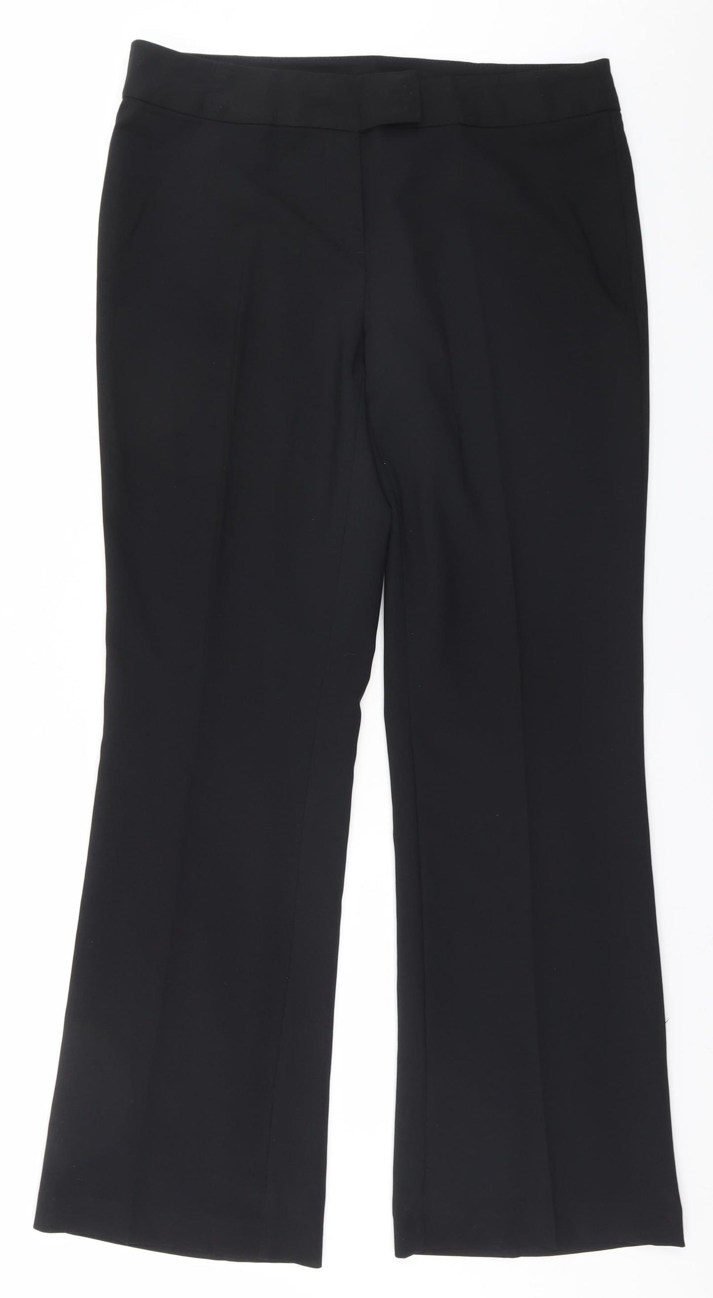 George Womens Black   Trousers  Size 14 L28 in