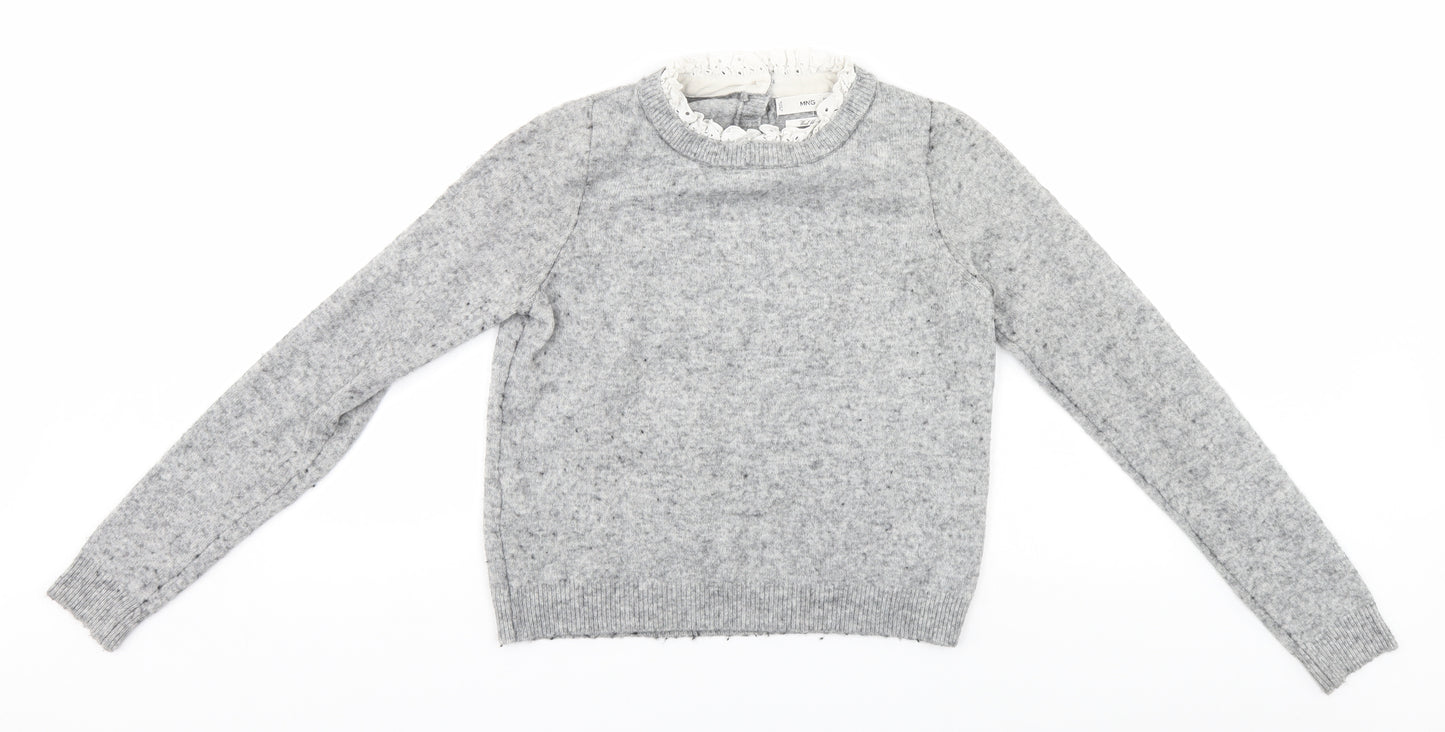 MNG Womens Grey   Pullover Jumper Size XS