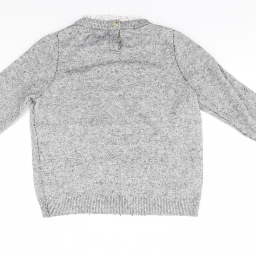 MNG Womens Grey   Pullover Jumper Size XS