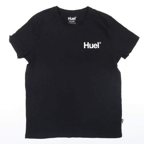 Huel Mens Black    T-Shirt Size L