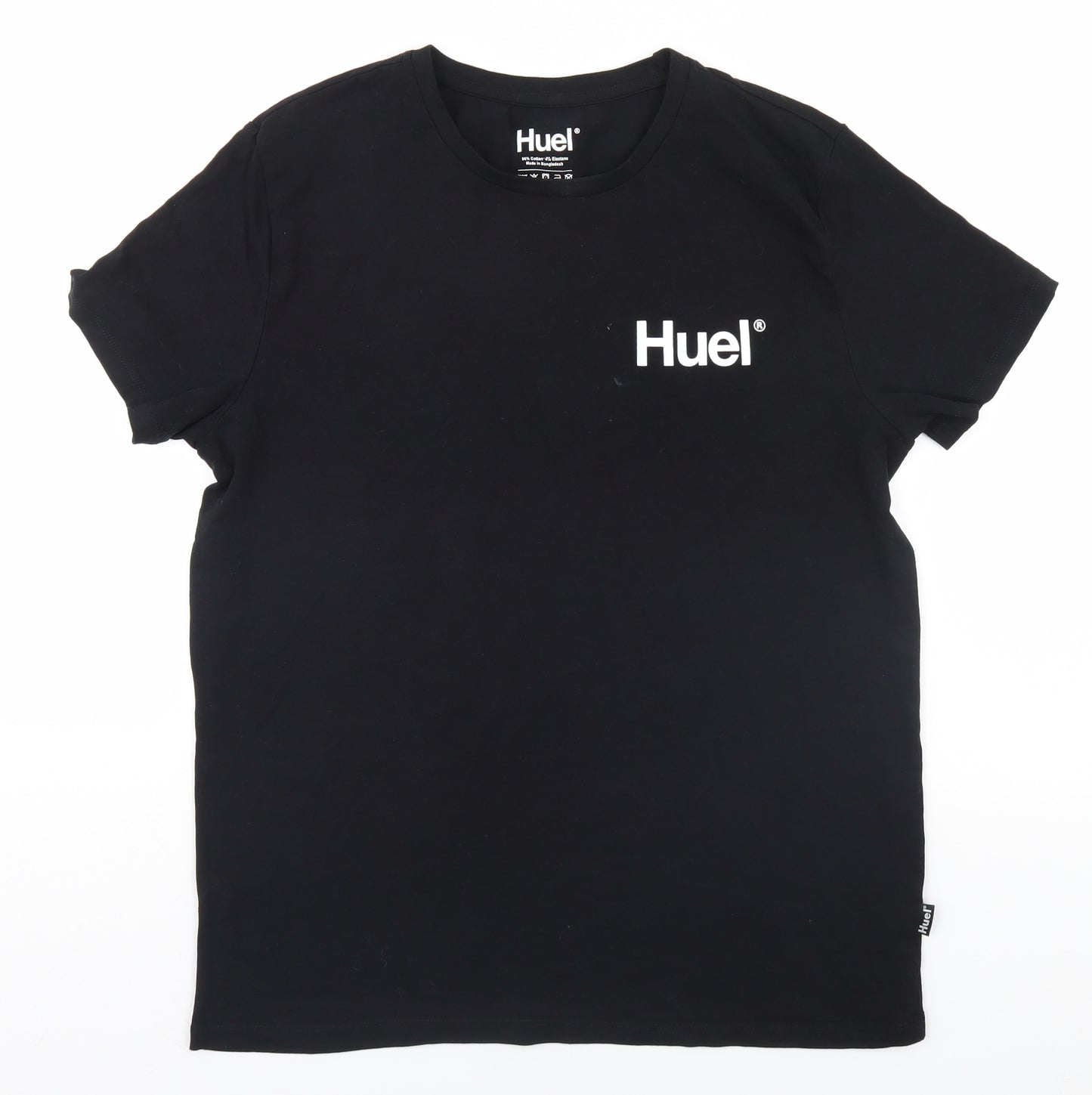 Huel Mens Black    T-Shirt Size L