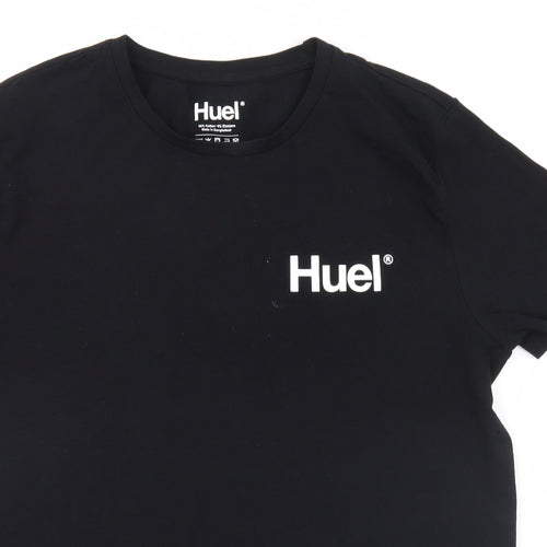 Huel Mens Black    T-Shirt Size L