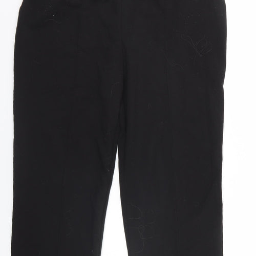 EWM Womens Black   Trousers  Size 14 L22 in