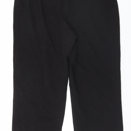 EWM Womens Black   Trousers  Size 14 L22 in