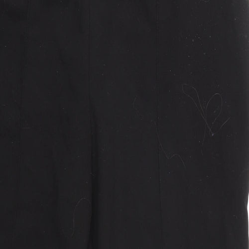 EWM Womens Black   Trousers  Size 14 L22 in
