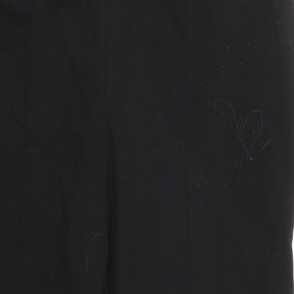 EWM Womens Black   Trousers  Size 14 L22 in