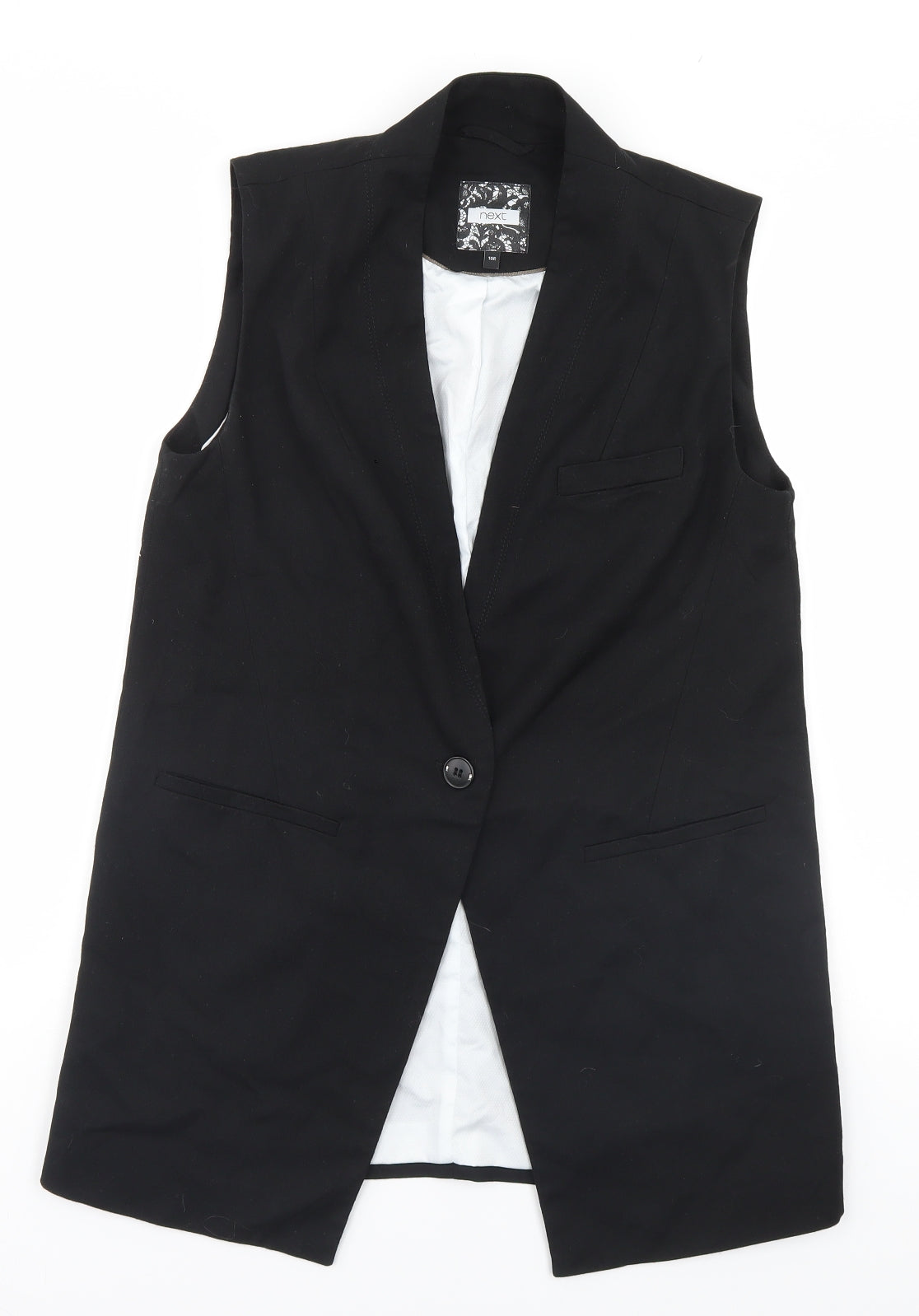 NEXT Womens Black   Jacket Waistcoat Size 10