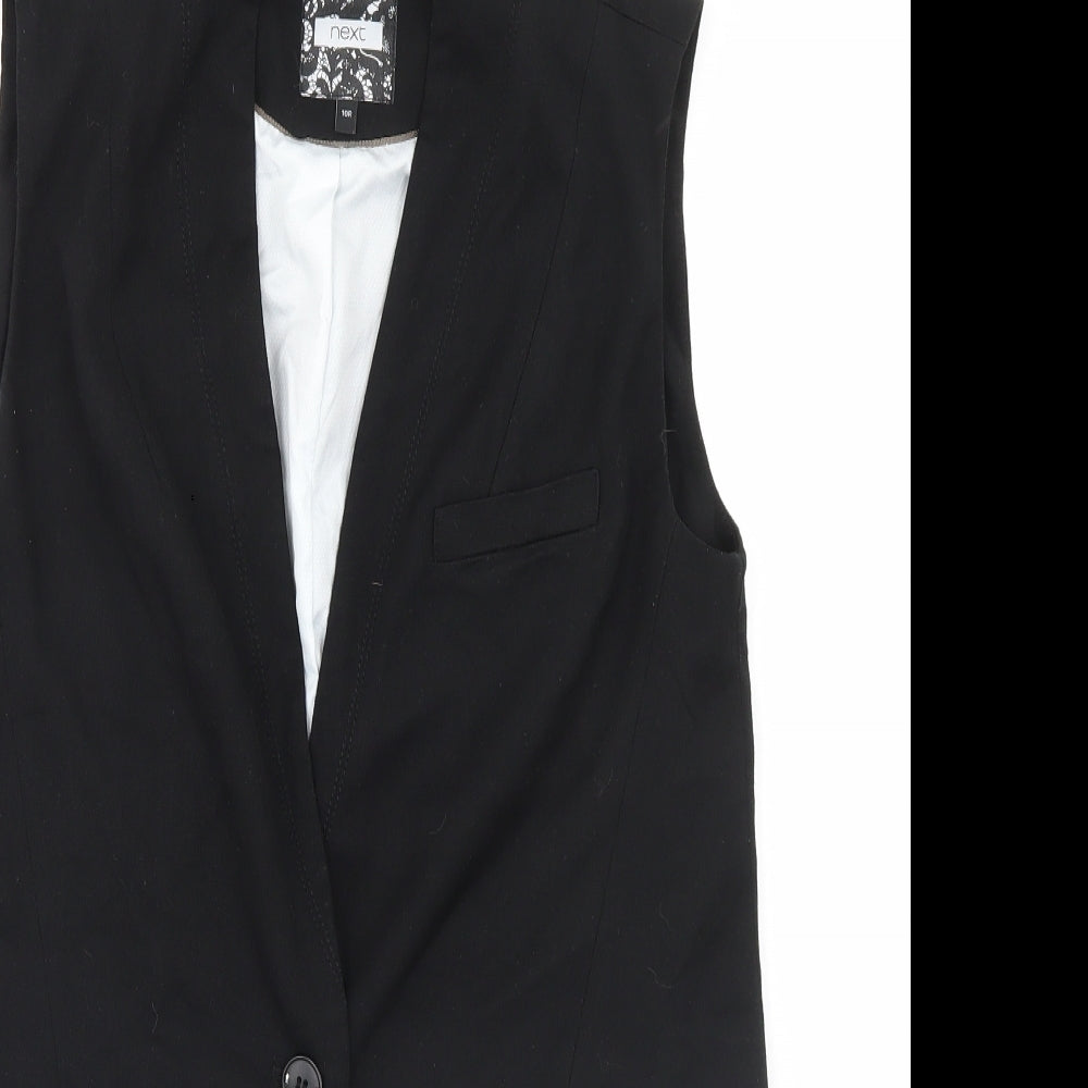 NEXT Womens Black   Jacket Waistcoat Size 10
